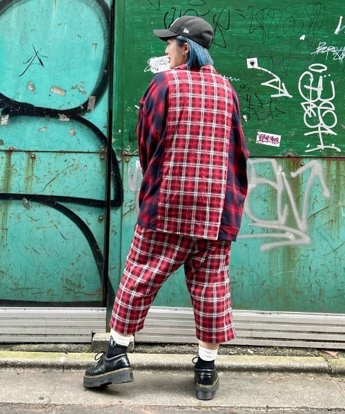 Candy Stripper(キャンディストリッパー)の「CND COMBINED シャツ(シャツ/ブラウス・レディース・レッド/ブラック・2)」の7枚目の写真