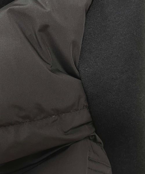 PICCIN（ピッチン）の「ダンボールニット切り替えダウンジャケット（ダウンジャケット/コート・レディース・グリーン/ブラック/ベージュ・M/L）」の17枚目の写真