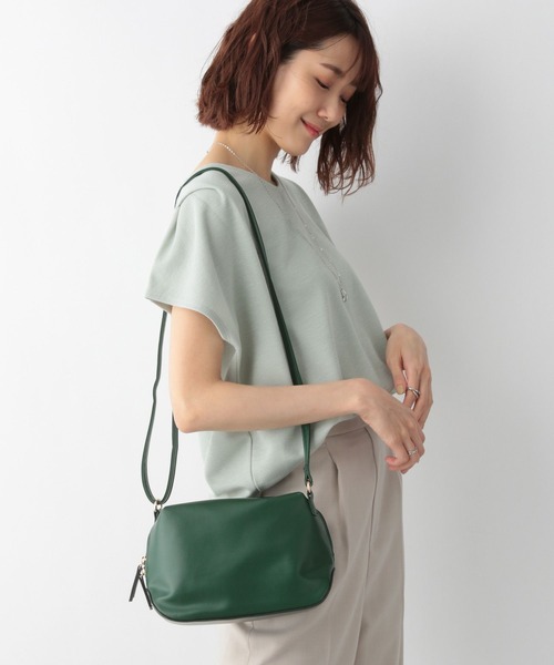 GLOBAL WORK（グローバルワーク）の「マルチポケ財布ショルダー/349574（ショルダーバッグ・レディース・ホワイト/ブラック/グリーン・ONESIZE）」の3枚目の写真