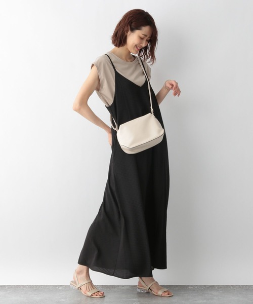 GLOBAL WORK（グローバルワーク）の「マルチポケ財布ショルダー/349574（ショルダーバッグ・レディース・ホワイト/ブラック/グリーン・ONESIZE）」の8枚目の写真