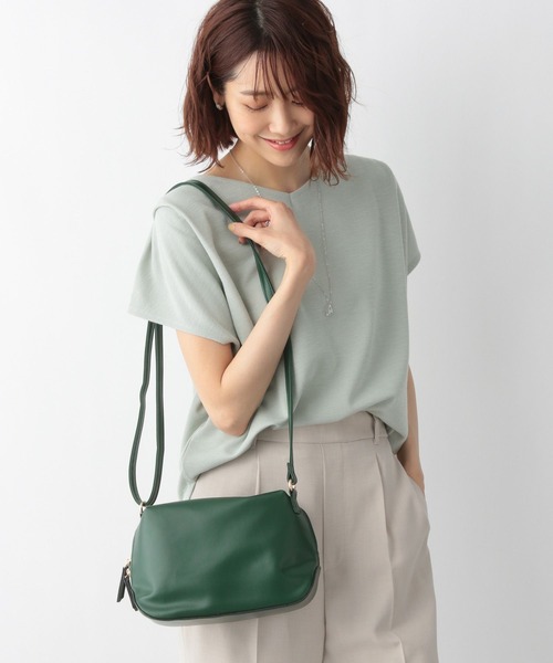 GLOBAL WORK（グローバルワーク）の「マルチポケ財布ショルダー/349574（ショルダーバッグ・レディース・ホワイト/ブラック/グリーン・ONESIZE）」の13枚目の写真