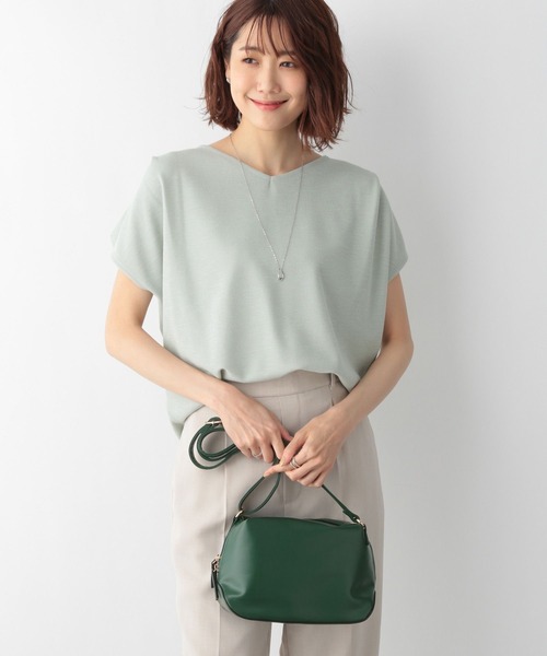 GLOBAL WORK（グローバルワーク）の「マルチポケ財布ショルダー/349574（ショルダーバッグ・レディース・ホワイト/ブラック/グリーン・ONESIZE）」の9枚目の写真