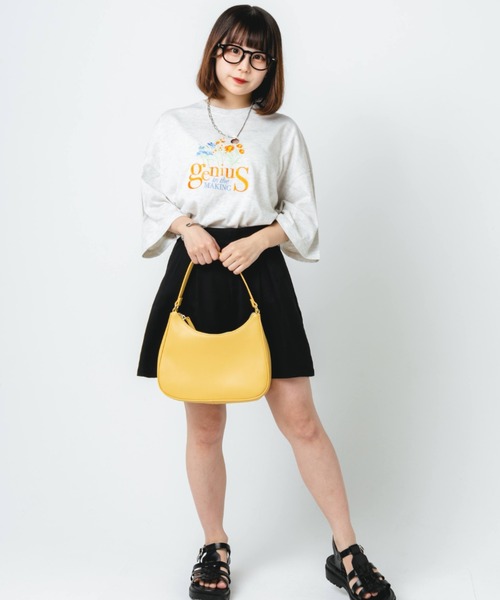 nemne store（ネンネストア）の「【低身長用サイズあり】アソートビッグシルエットTシャツ（Tシャツ/カットソー・レディース・オフホワイト/グリーン/オートミール/スミクロ・SMALL/MEDIUM）」の16枚目の写真