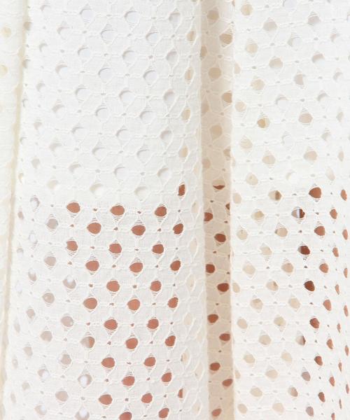 Another Edition（アナザーエディション）の「◆OKIRAKU メッシュキュロット/◆OKIRAKU MESH CLTT（その他パンツ・レディース・ホワイト/ブラック・フリー）」の8枚目の写真