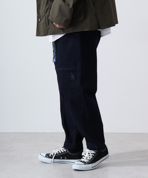 GERRY(ジェリー)の「GERRY ストレッチ デニム&チノ ベーカー ワイド バルーン クライミングパンツ(デニムパンツ・メンズ・ブラック/サックスブルー/グレー/カーキ/ベージュ/ブルー/オフホワイト/ダークベージュ/ネイビー/ブラック系/ネイビー系・LL/S/M/L)」の13枚目の写真