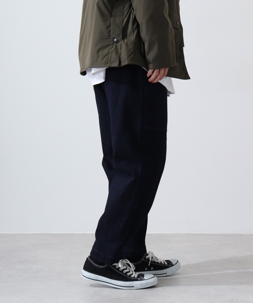 GERRY(ジェリー)の「GERRY ストレッチ デニム&チノ ベーカー ワイド バルーン クライミングパンツ(デニムパンツ・メンズ・ブラック/サックスブルー/グレー/カーキ/ベージュ/ブルー/オフホワイト/ダークベージュ/ネイビー/ブラック系/ネイビー系・LL/S/M/L)」の14枚目の写真