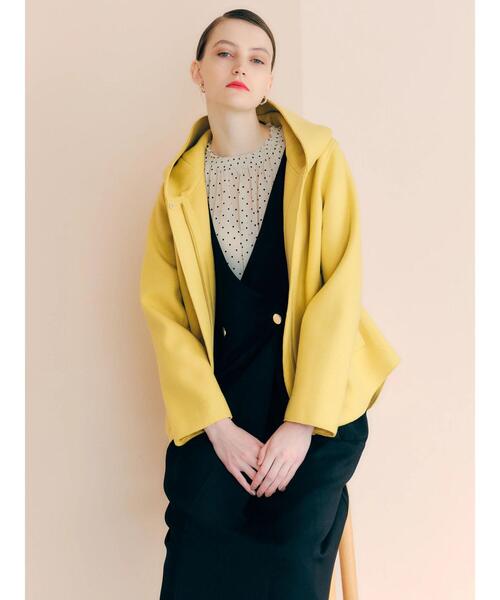 ストレッチメルトンフーディーコート