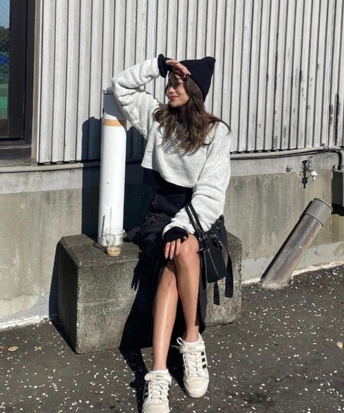 FIG&VIPER（フィグアンドバイパー）の「2WAYリバーシブルニット（ニット/セーター・レディース・ホワイト/ブルー/ピンク・FREE）」の19枚目の写真