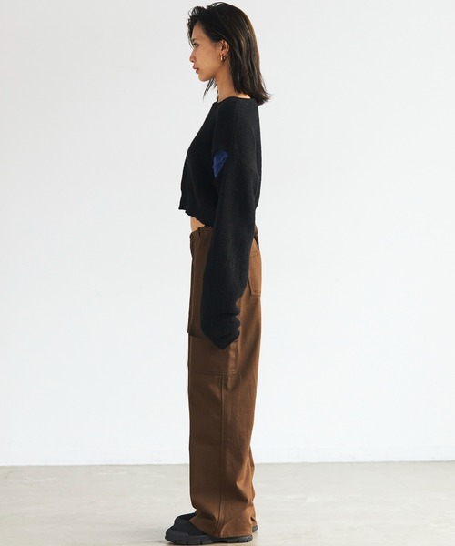 FIG&VIPER（フィグアンドバイパー）の「2WAYリバーシブルニット（ニット/セーター・レディース・ホワイト/ブルー/ピンク・FREE）」の13枚目の写真