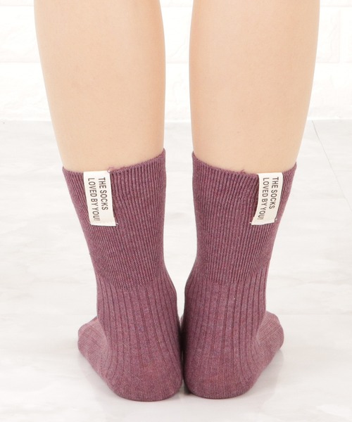 Lace Ladies（レースレディース）の「【5色組】タグデザインクルーソックスセット（ソックス/靴下・レディース・A/B・FREE）」の11枚目の写真