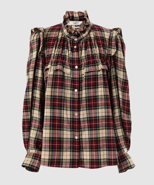 MARANT ETOILE(マランエトワール)の「IM Eブラウス 22ACH0617 22A026E 80BY(シャツ/ブラウス・レディース・バーガンディー・34/36)」の1枚目の写真