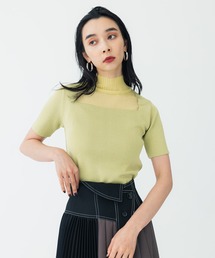 UNITED TOKYO | スクエアーシースルーニット(ニット/セーター)