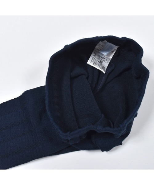 Tartine et Chocolat（タルティーヌエショコラ）の「Tartine et Chocolat/【 お揃い 】 日本製 ラメ 刺繍 タイツ (80~140cm)（タイツ/ストッキング・キッズ・オフホワイト/ネイビー・LARGE/MEDIUM/SMALL/X-SMALL）」の12枚目の写真