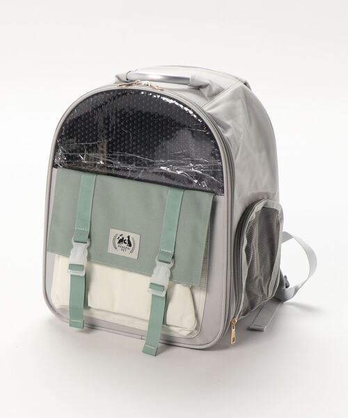 aimoha(アイモハ)の「ペット用リュック(ペット用キャリーケース・レディース・ライトグレー/ベージュ/ライトグリーン・FREE)」の8枚目の写真