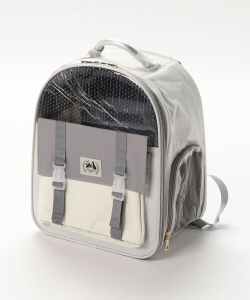 aimoha(アイモハ)の「ペット用リュック(ペット用キャリーケース・レディース・ライトグレー/ベージュ/ライトグリーン・FREE)」の6枚目の写真