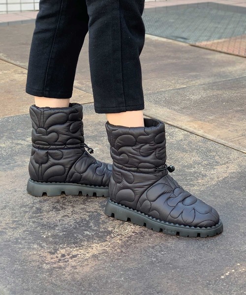 ASH（アッシュ）の「【JEWEL】フラワーナイロンブーツ（ブーツ・レディース・ブラック/カーキ/アイボリー・36/37/39/38）」の7枚目の写真