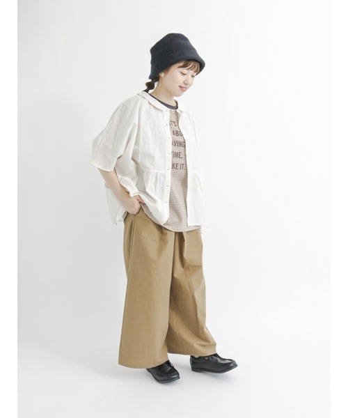 Samansa Mos2（サマンサ モスモス）の「アシメパンツ（その他パンツ・レディース・ブラウン/ベージュ・ﾌﾘ-）」の13枚目の写真