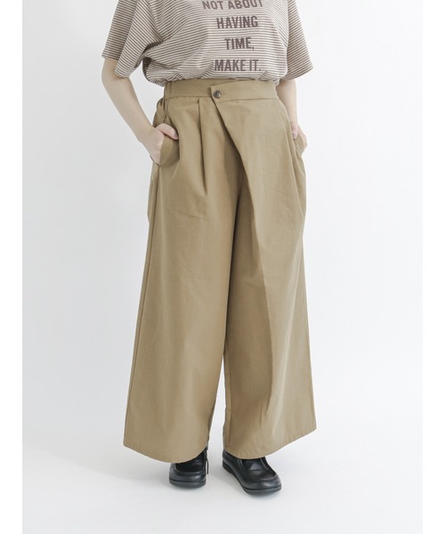 Samansa Mos2（サマンサ モスモス）の「アシメパンツ（その他パンツ・レディース・ブラウン/ベージュ・ﾌﾘ-）」の3枚目の写真