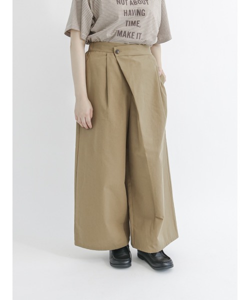 Samansa Mos2（サマンサ モスモス）の「アシメパンツ（その他パンツ・レディース・ブラウン/ベージュ・ﾌﾘ-）」の7枚目の写真