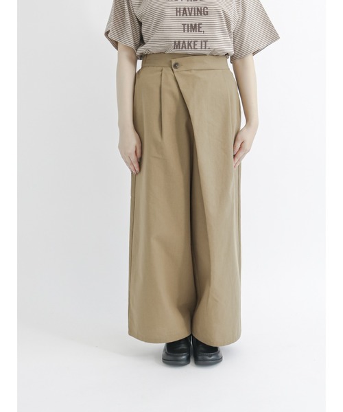 Samansa Mos2（サマンサ モスモス）の「アシメパンツ（その他パンツ・レディース・ブラウン/ベージュ・ﾌﾘ-）」の12枚目の写真