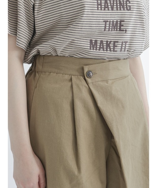 Samansa Mos2（サマンサ モスモス）の「アシメパンツ（その他パンツ・レディース・ブラウン/ベージュ・ﾌﾘ-）」の6枚目の写真