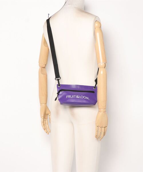 FRUIT OF THE LOOM（フルーツオブザルーム）の「《FRUIT OF THE LOOM》FTL WELDER 2WAY POUCH（ボディバッグ/ウエストポーチ・レディース・ブラック/イエロー/オレンジ/グリーン/パープル・FREE）」の9枚目の写真