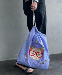 [BALL&CHAIN/ボールアンドチェーン] DJ CAT 刺繍デザインナイロントートバッグ