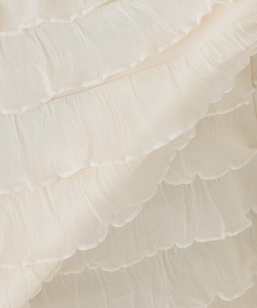 PROVOKE （プロヴォーク）の「【PROVOKE/プロヴォーク】 furi-furi pants 2：パンツ（その他パンツ・レディース・ブラック/アイボリー・FREE）」の17枚目の写真