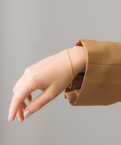 muku（ムク）の「金属アレルギー対応  [シルバー] シンプルスネークブレスレット/サージカルステンレス/316L（ブレスレット・レディース・シルバー/ゴールド・FREE）」の12枚目の写真