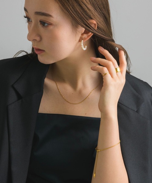 muku（ムク）の「金属アレルギー対応  [シルバー] シンプルスネークブレスレット/サージカルステンレス/316L（ブレスレット・レディース・シルバー/ゴールド・FREE）」の14枚目の写真