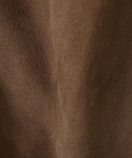 CINQUANTA（チンクアンタ）の「CINQUANTA / チンクワンタ：STAND COLLAR SINGLE RIDERS：H502-1[MUS]（ライダースジャケット・メンズ・ブラウン系その他・48）」の8枚目の写真