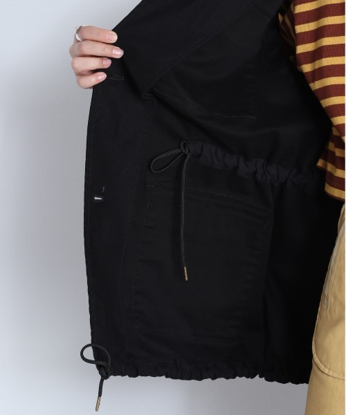 cepo（セポ）の「アーミーベスト（ベスト・レディース・ブラック/オリーブ・M）」の5枚目の写真