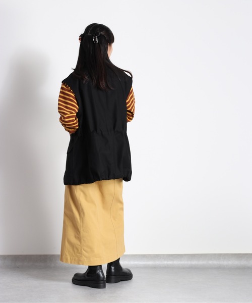 cepo（セポ）の「アーミーベスト（ベスト・レディース・ブラック/オリーブ・M）」の16枚目の写真