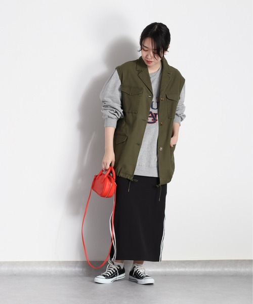 cepo（セポ）の「アーミーベスト（ベスト・レディース・ブラック/オリーブ・M）」の3枚目の写真