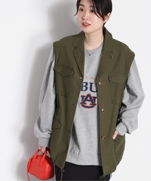 cepo（セポ）の「アーミーベスト（ベスト・レディース・ブラック/オリーブ・M）」の21枚目の写真