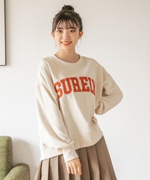 repipi armario | カレッジロゴワッペンスウェット(スウェット)