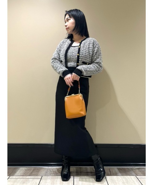 今期！美品！LILY BROWN ツイードニットビスチェ ツイードニットビスチェ｜リリーブラウンの通販｜&mall（アンド