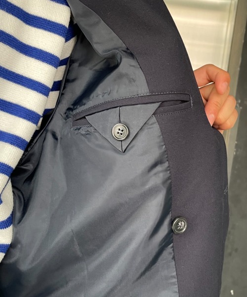 CIAOPANIC（チャオパニック）の「【セットアップ】TRダブルブレザー（テーラードジャケット・メンズ・ネイビー/ブラウン/グレー・MEDIUM/LARGE）」の9枚目の写真