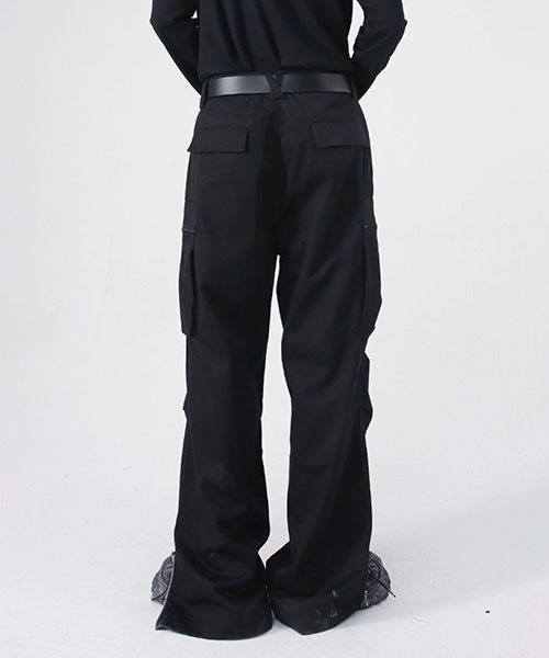 WESTBOY(ウエストボーイ)の「ルーズシルエットバギーカーゴパンツWO22W3PT03【WB ORIGINALS】(カーゴパンツ・メンズ・カーキ/ホワイト/ブラック・L/XL/M)」の8枚目の写真