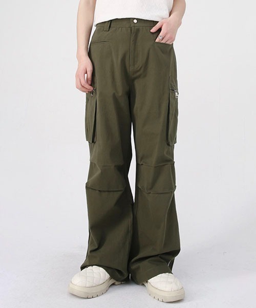 WESTBOY(ウエストボーイ)の「ルーズシルエットバギーカーゴパンツWO22W3PT03【WB ORIGINALS】(カーゴパンツ・メンズ・カーキ/ホワイト/ブラック・L/XL/M)」の5枚目の写真