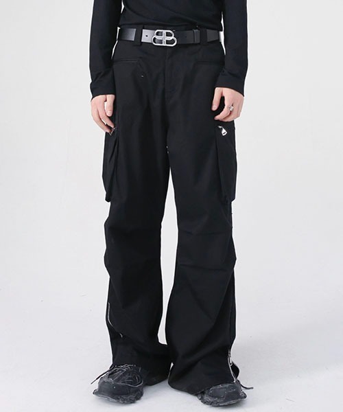 WESTBOY(ウエストボーイ)の「ルーズシルエットバギーカーゴパンツWO22W3PT03【WB ORIGINALS】(カーゴパンツ・メンズ・カーキ/ホワイト/ブラック・L/XL/M)」の6枚目の写真