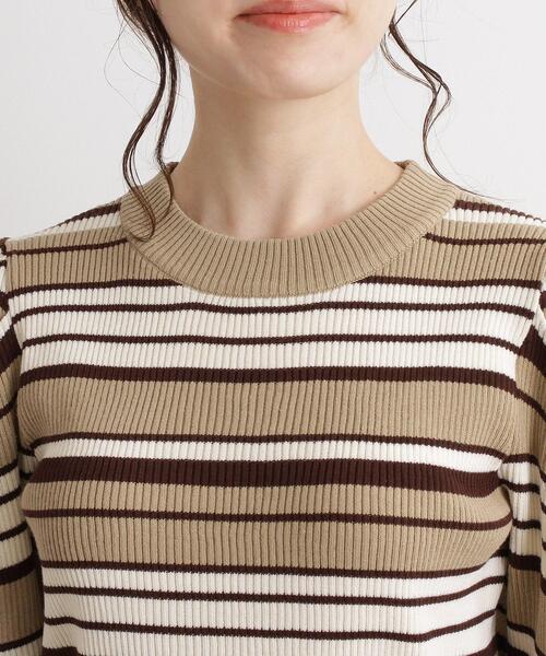 Cutie Blonde（キューティーブロンド）の「◆肩タックリブニットプルオーバー（ニット/セーター・レディース・ブラック/ホワイト系/ベージュ系2/ピンク系7・02/03）」の17枚目の写真