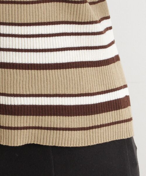 Cutie Blonde（キューティーブロンド）の「◆肩タックリブニットプルオーバー（ニット/セーター・レディース・ブラック/ホワイト系/ベージュ系2/ピンク系7・02/03）」の9枚目の写真