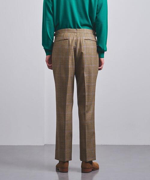 UNITED ARROWS(ユナイテッドアローズ)の「ブリティッシュチェック 1プリーツ パンツ(その他パンツ・メンズ・ベージュ/ダークグレー・S/M/L)」の5枚目の写真