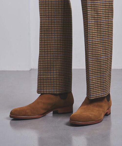 UNITED ARROWS(ユナイテッドアローズ)の「ブリティッシュチェック 1プリーツ パンツ(その他パンツ・メンズ・ベージュ/ダークグレー・S/M/L)」の6枚目の写真