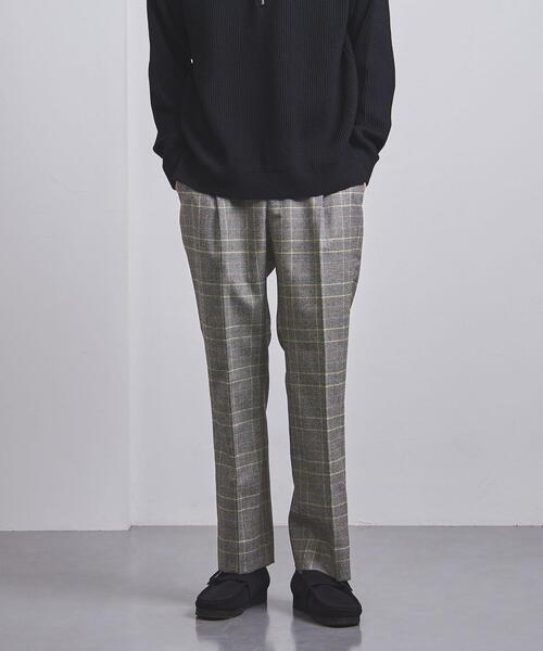 UNITED ARROWS(ユナイテッドアローズ)の「ブリティッシュチェック 1プリーツ パンツ(その他パンツ・メンズ・ベージュ/ダークグレー・S/M/L)」の10枚目の写真