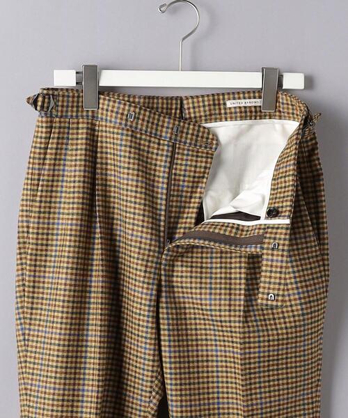 UNITED ARROWS(ユナイテッドアローズ)の「ブリティッシュチェック 1プリーツ パンツ(その他パンツ・メンズ・ベージュ/ダークグレー・S/M/L)」の13枚目の写真