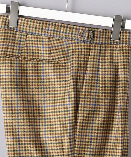 UNITED ARROWS(ユナイテッドアローズ)の「ブリティッシュチェック 1プリーツ パンツ(その他パンツ・メンズ・ベージュ/ダークグレー・S/M/L)」の14枚目の写真