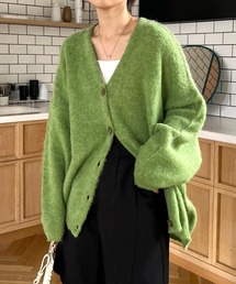 CAPRICIEUX LE'MAGE | モヘア起毛カーディガン(カーディガン/ボレロ)