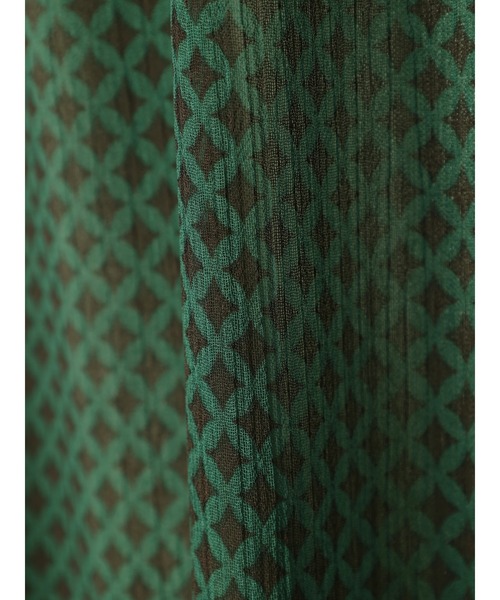 earth music&ecology(アースミュージックアンドエコロジー)の「ボリュームスリーブシアーワンピース(ワンピース・レディース・グリーン/ベージュ/ピンク系その他2・FREE)」の10枚目の写真